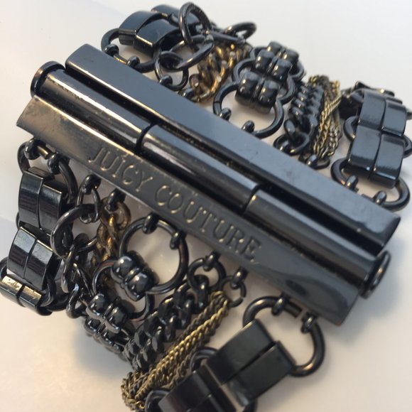 🌸💎JUICY COUTURE Gunmetal Multi Layer Cuff💎🌸 - Picture 8 of 8